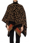 Fendi BROWN Patterned poncho