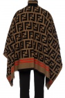 Fendi BROWN Patterned poncho