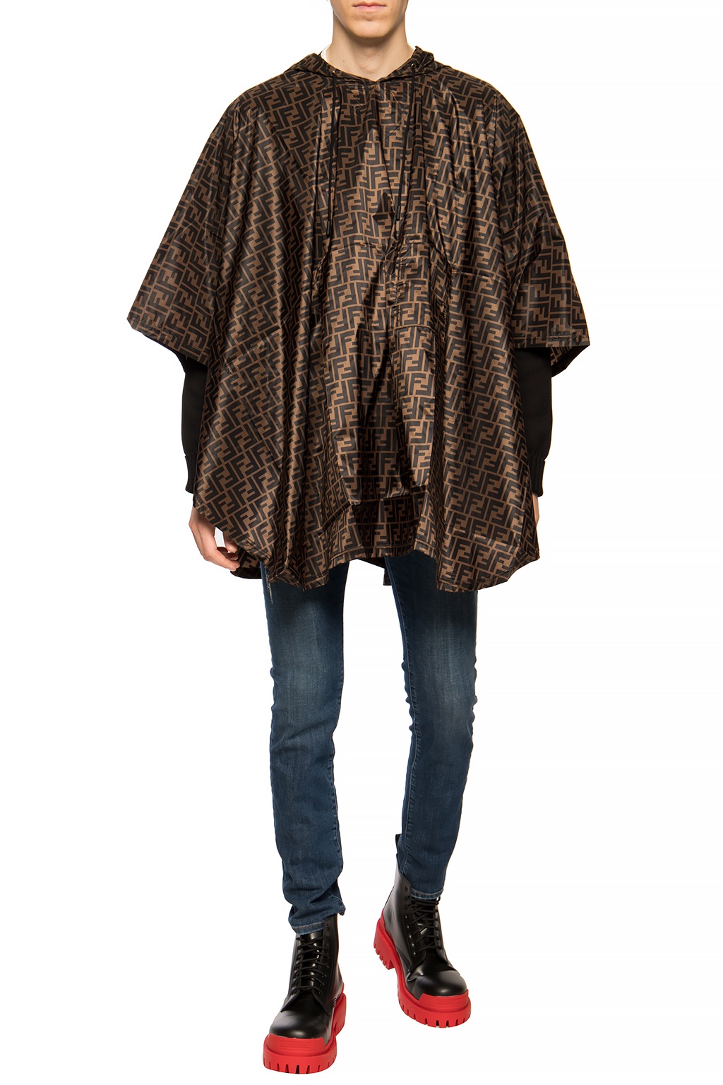 Fendi Hooded rain poncho, Men's Clothing