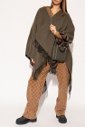 Fendi GREEN Reversible poncho