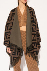 Fendi GREEN Reversible poncho