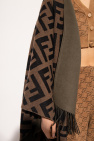 Fendi GREEN Reversible poncho