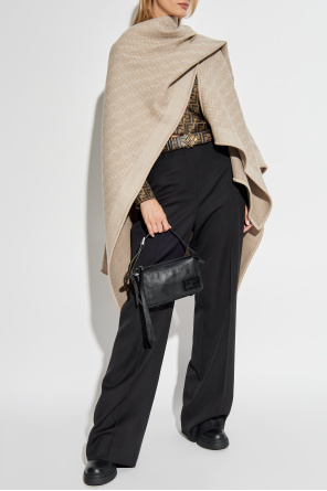 Wool poncho od Fendi