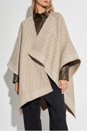 Fendi Wool Poncho