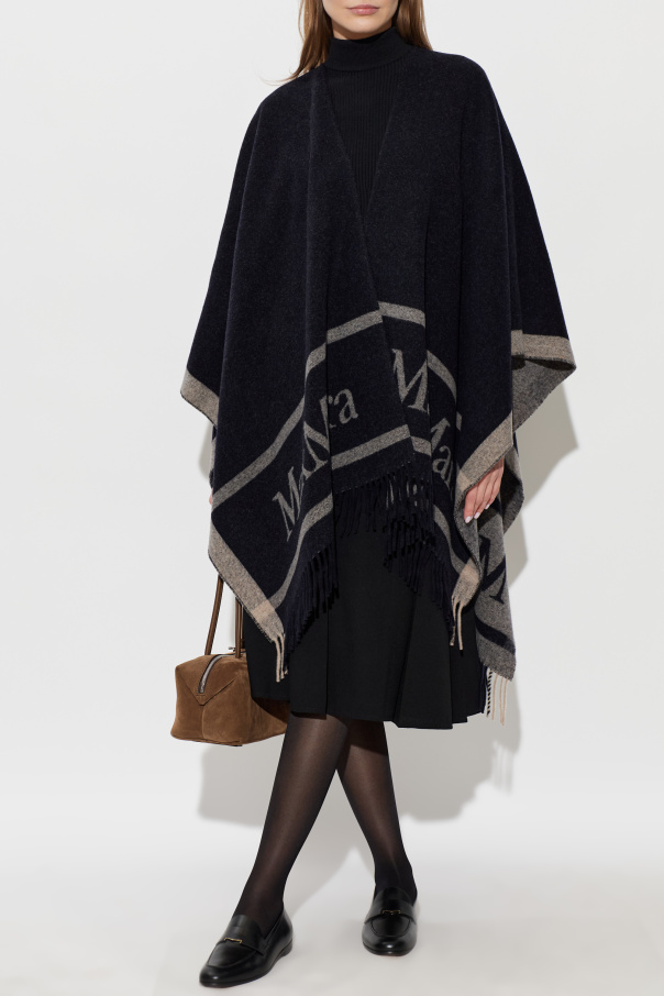 Max Mara Wool poncho `Hilde`