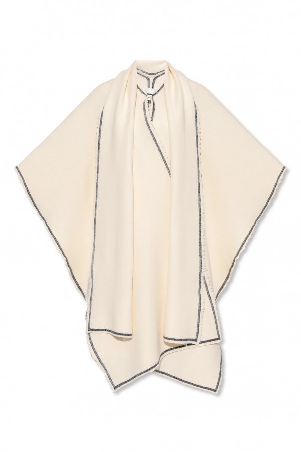 JIL SANDER Wool poncho