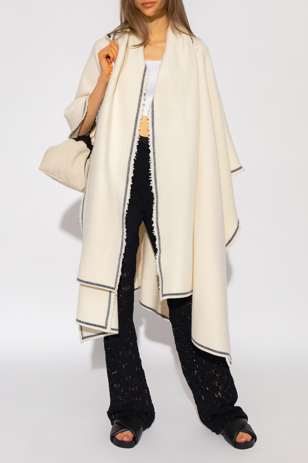 JIL SANDER ciowe poncho