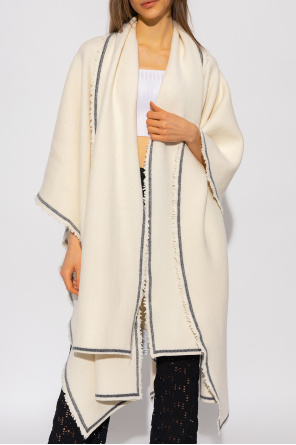 JIL SANDER ciowe poncho