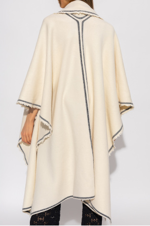 JIL SANDER ciowe poncho