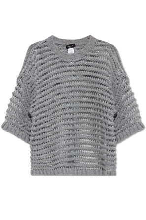 Sweater with lurex thread
