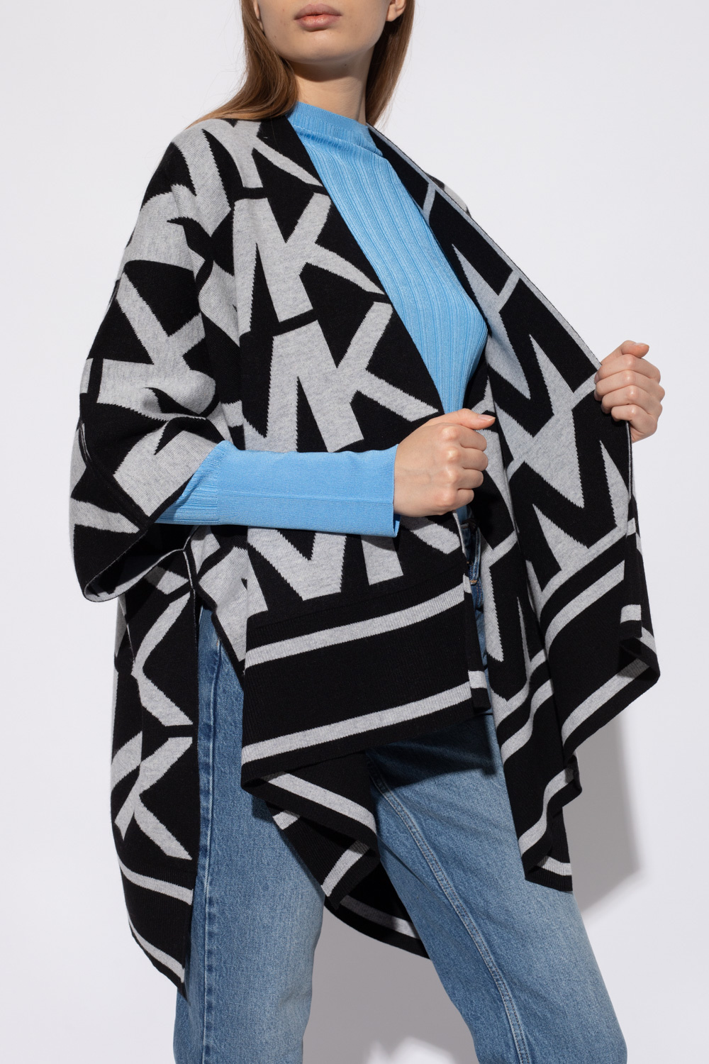 MICHAEL MICHAEL KORS PONCHO WITH LOGO Poncho with logo