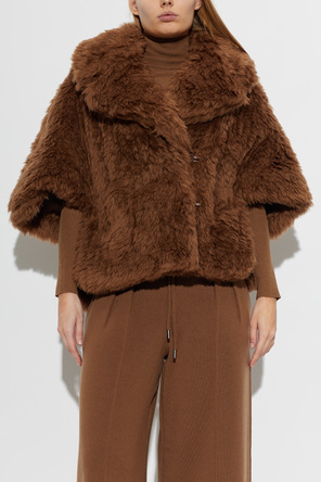 Max Mara ‘Accorta’ wool poncho