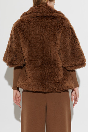 Max Mara ‘Accorta’ wool poncho