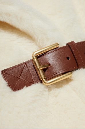 Max Mara Futrzane ponczo `Newabavo`