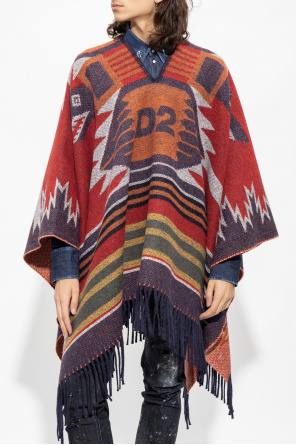 Dsquared2 DSQUARED2 PONCHO WITH LOGO
