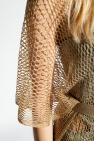 Pain de Sucre GOLD ‘Pie’ openwork poncho