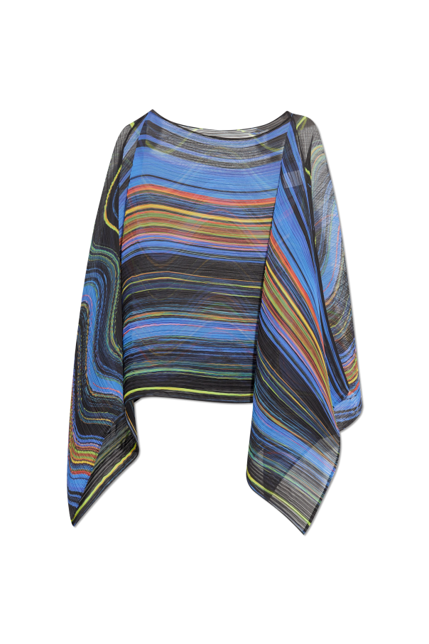 Pleats Please Issey Miyake Pleated poncho