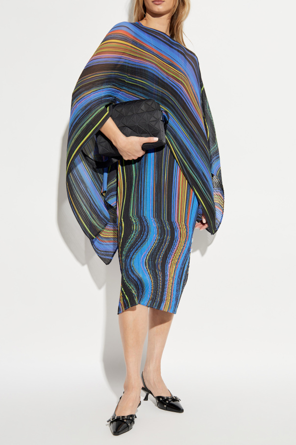 Pleats Please Issey Miyake Pleated poncho