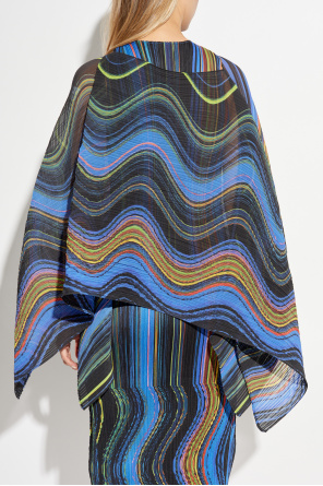 Pleats Please Issey Miyake Pleated poncho