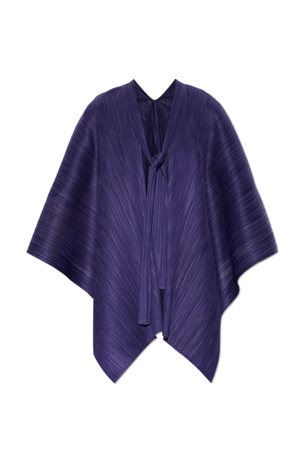 Pleated poncho od Pleats Please Issey Miyake