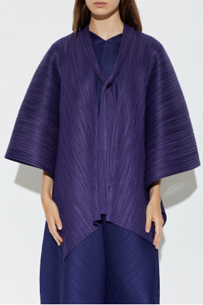 Pleats Please Issey Miyake Pleated poncho