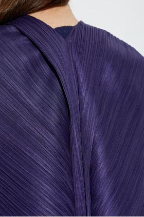 Pleats Please Issey Miyake Pleated poncho