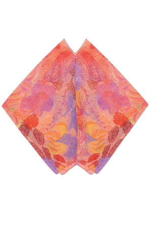 Pleated poncho