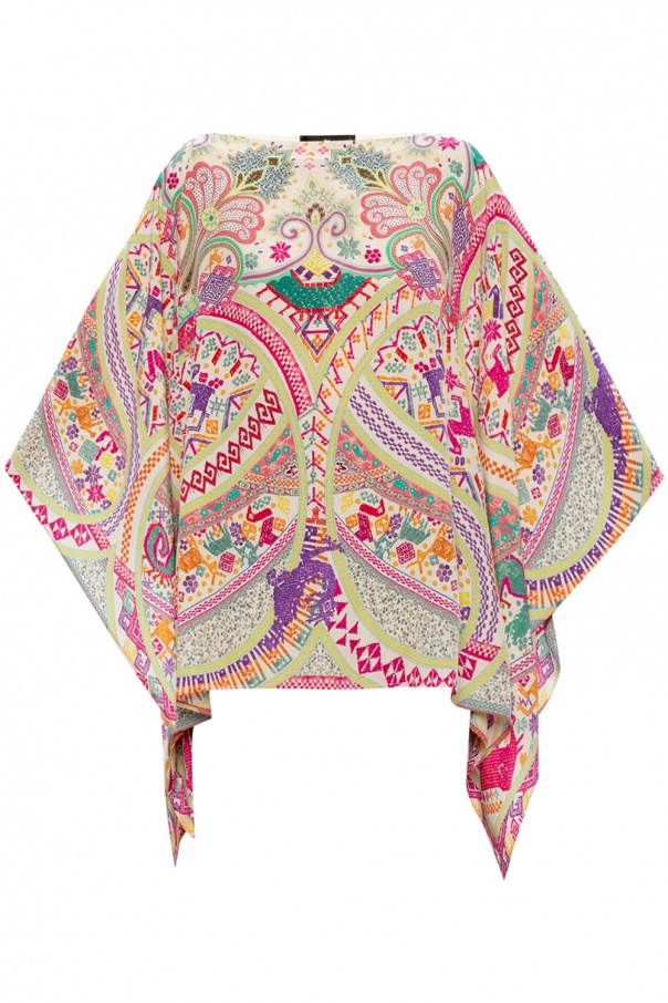 Etro Patterned poncho