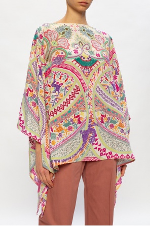 Etro Patterned poncho