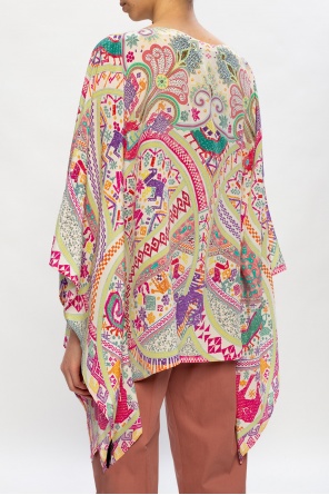 Etro Patterned poncho