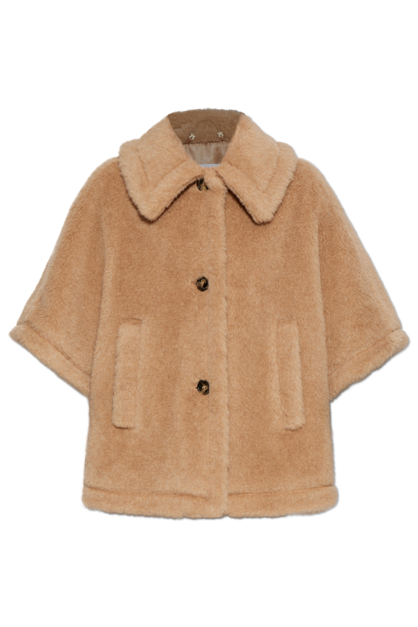 Max Mara Fur poncho Tenebre
