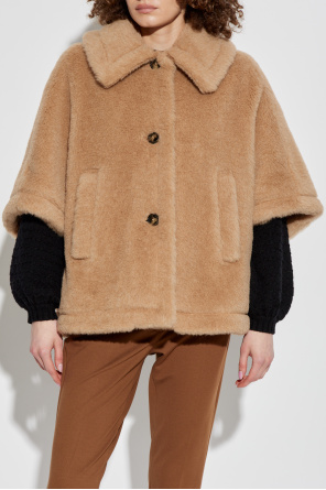 Max Mara Fur poncho Tenebre