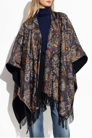 Etro Poncho with floral pattern