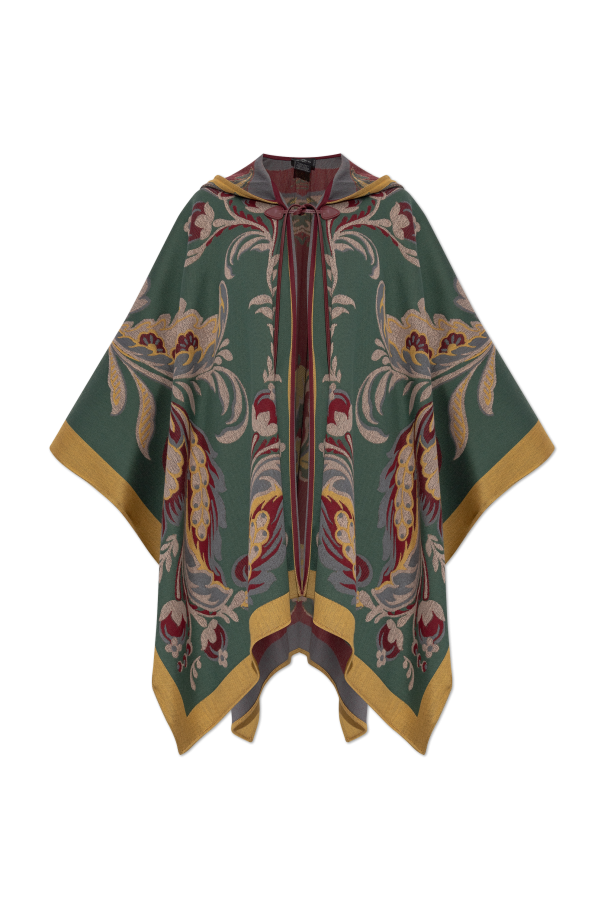Wool poncho od Etro