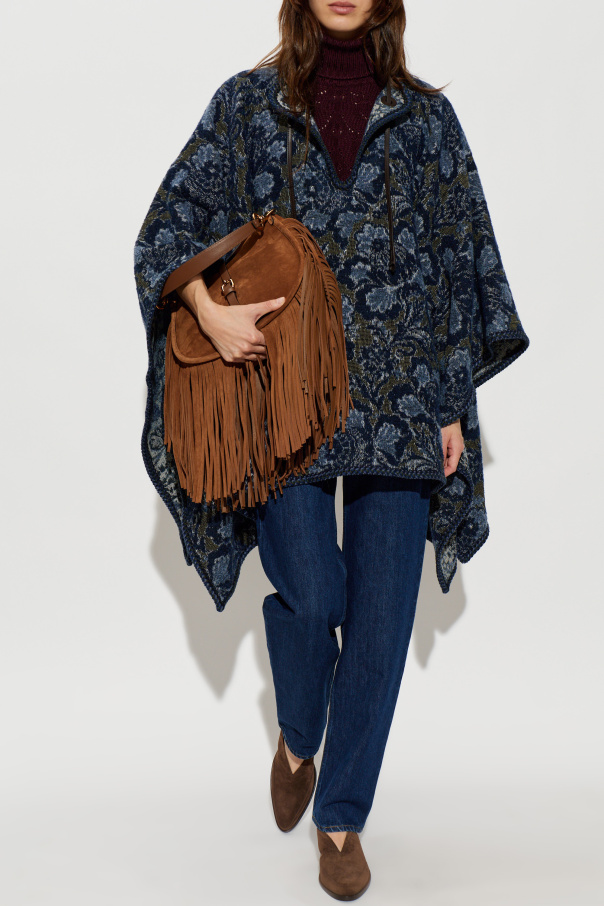 Etro Poncho with floral motif