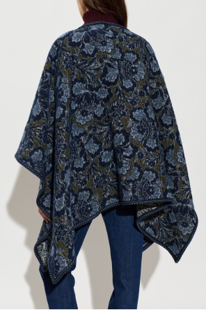 Etro Poncho with floral motif