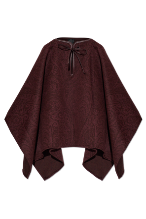 Wool poncho