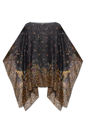 Poncho de seda