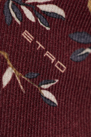 Etro Wollponcho mit Tiermotiv