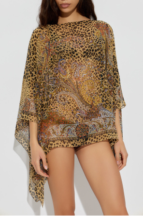Etro Silk poncho