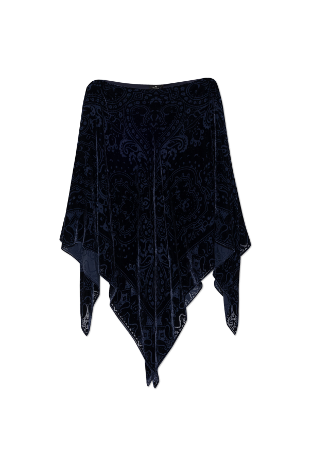 Velvet poncho od Etro