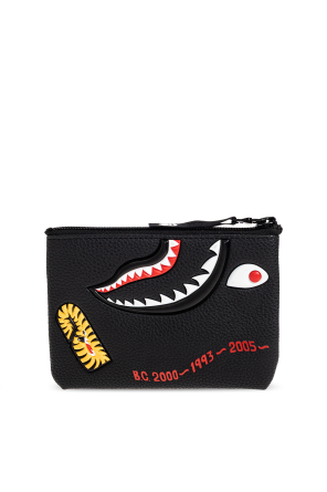 A BATHING APE® Leather pouch