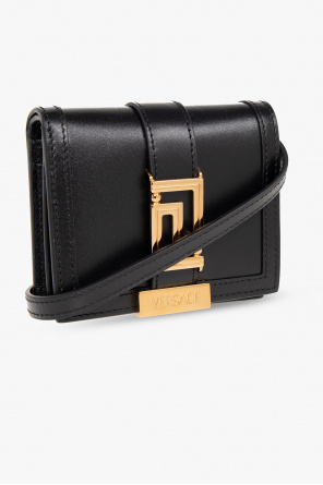 Versace Strapped leather wallet