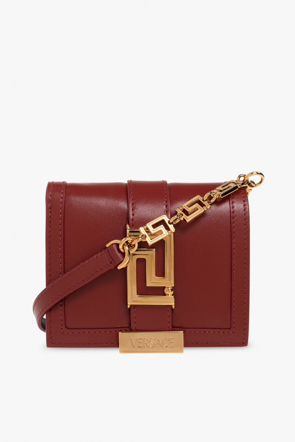 Versace ‘Greca Goddess’ wallet with chain