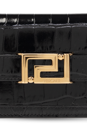 Versace Skórzany portfel z logo