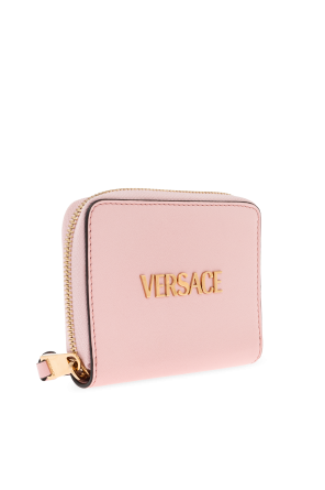 Versace Leather wallet with logo