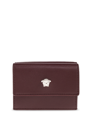 Cartera de cuero con cabeza de Medusa