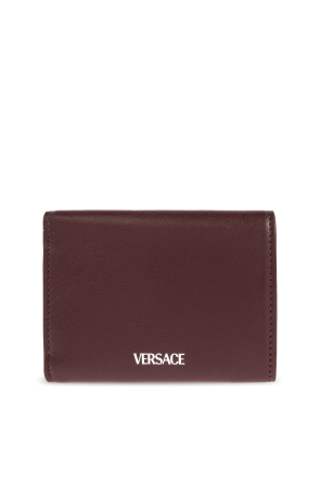 Versace Skórzany portfel z głową Meduzy