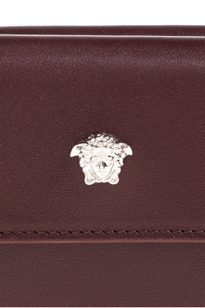 Versace Skórzany portfel z głową Meduzy