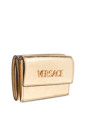 Versace Leather wallet with logo